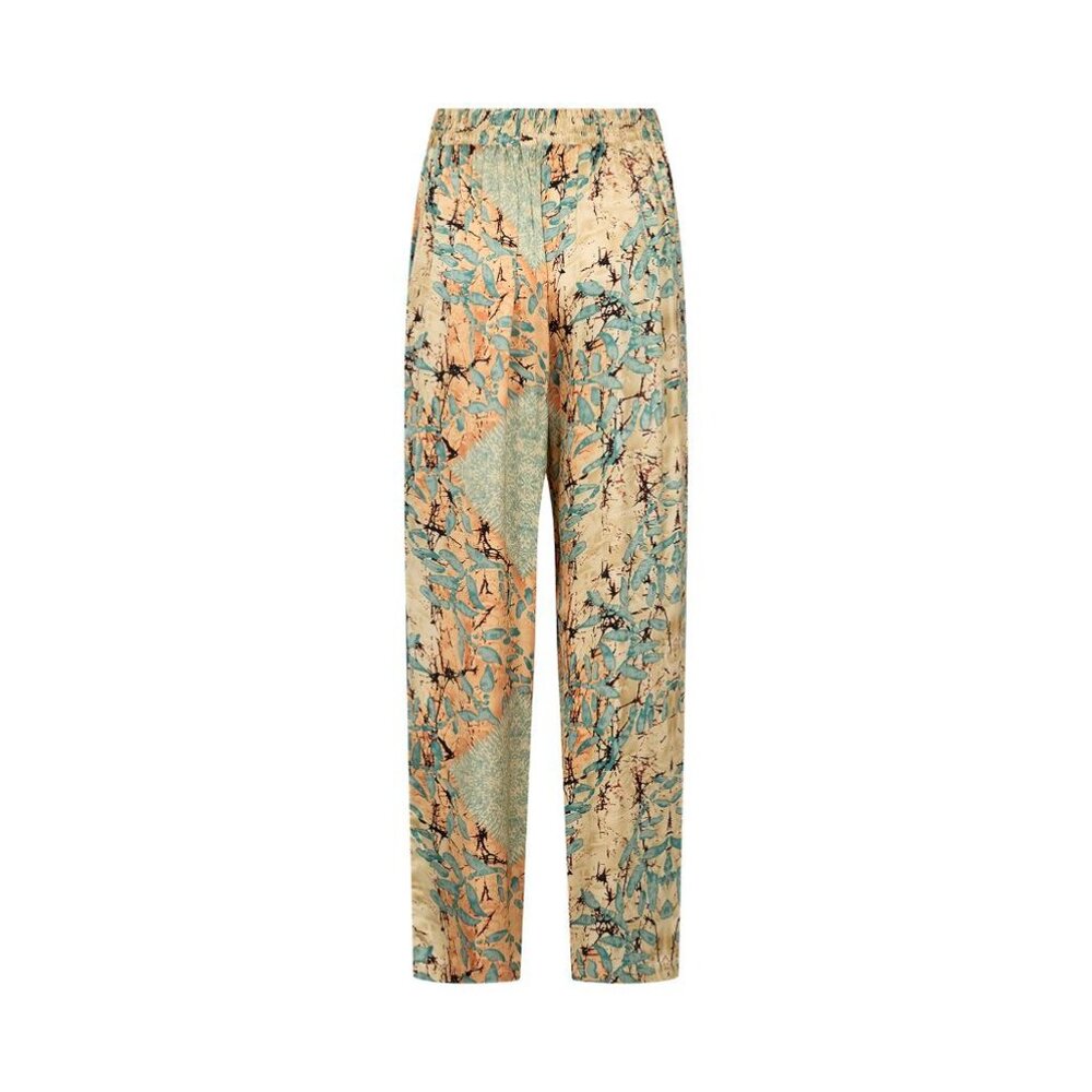 NWT SOYA CONCEPT Emly 2B Satin Boho Print Trousers - Picture 11 of 11